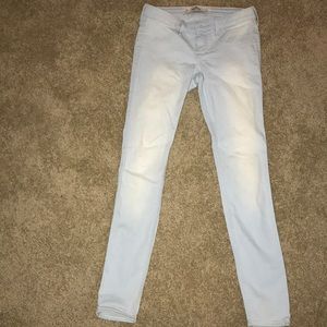 Hollister size 5 blue skinny jeans